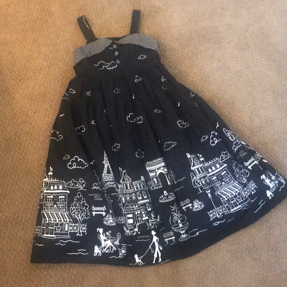 Black and white dress